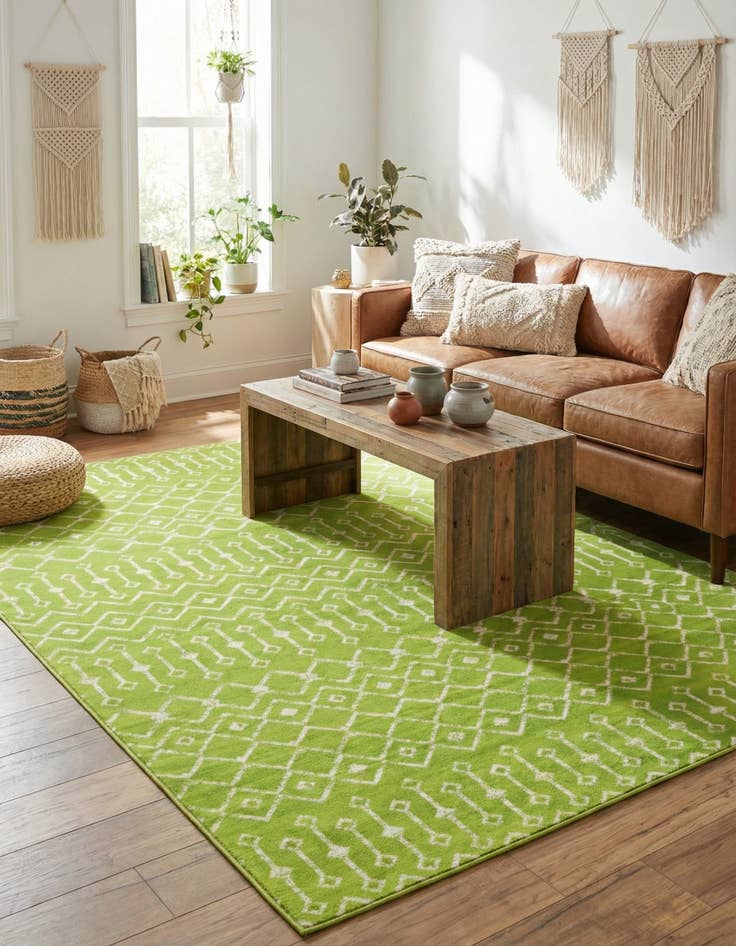 Detail image of 7' x 10' Kasbah Trellis Rug