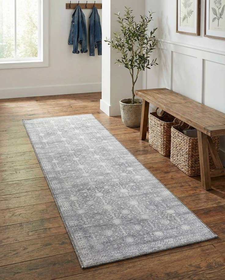 Detail image of 2' x 6' Washable Timeless Runner Rug