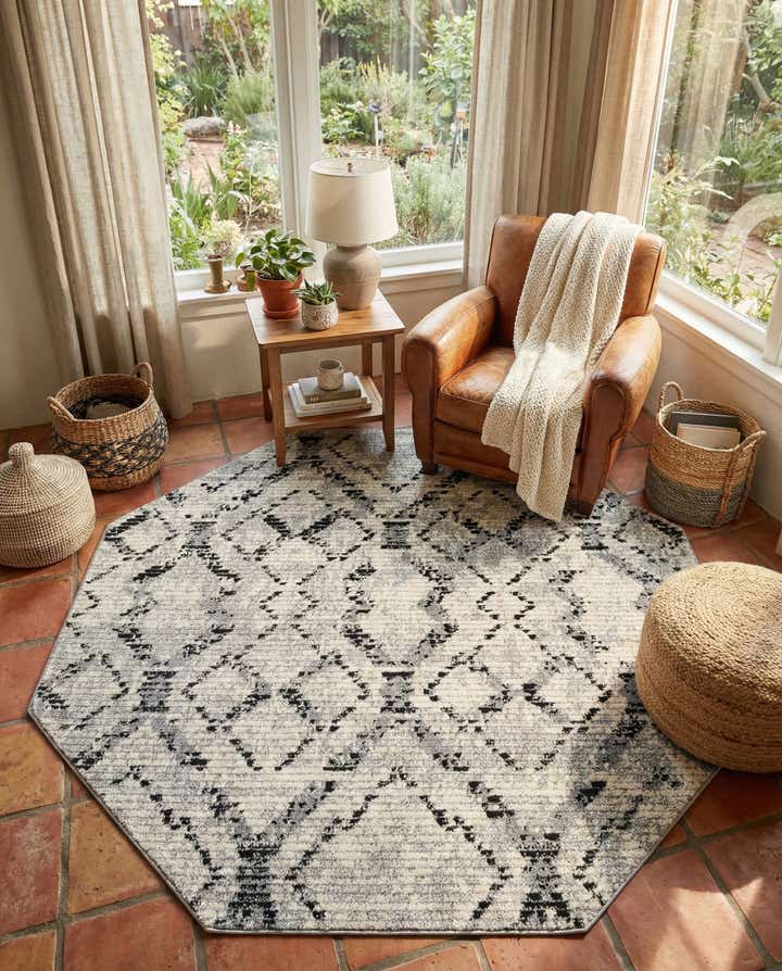 215cm x 215cm Tucson Alfombra octágono