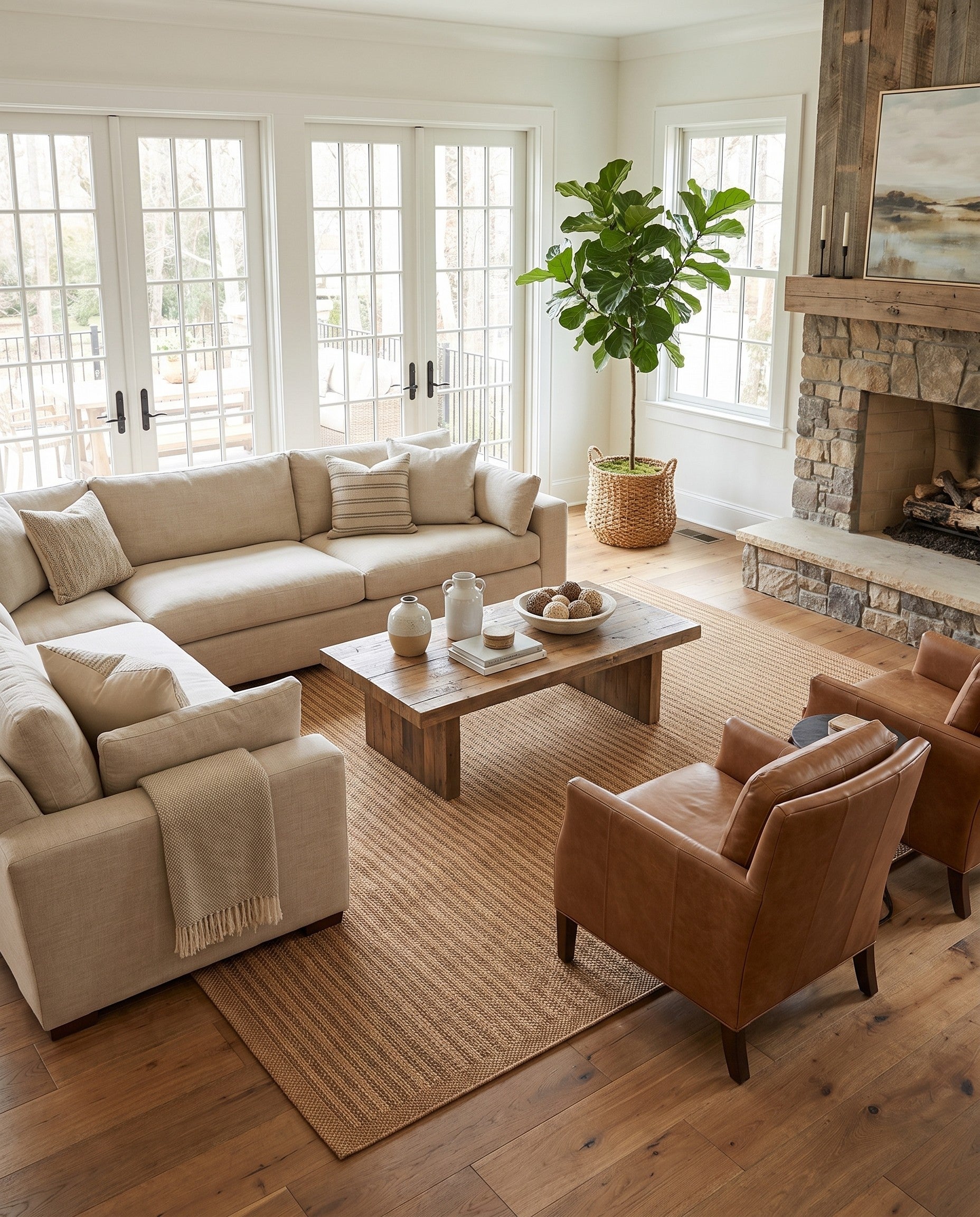 10' x 14' 1 Easy-Clean Border Indoor / Outdoor Rug
