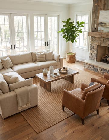 10' x 14' 1 Easy-Clean Border Indoor / Outdoor Rug