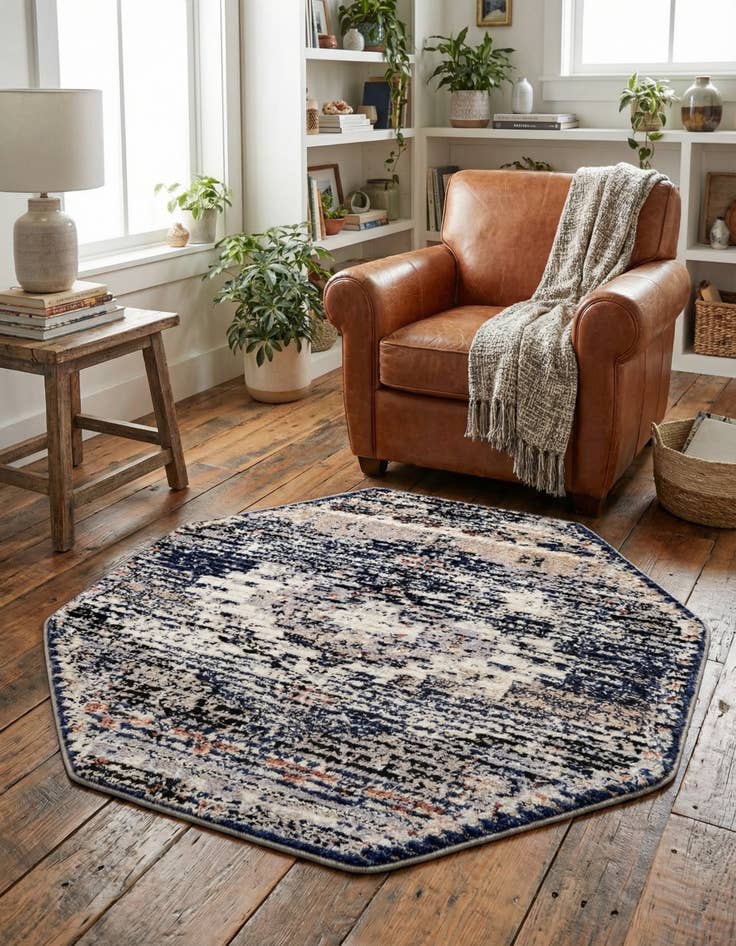 Detail image of 4' x 4' Tucson Octagon Rug