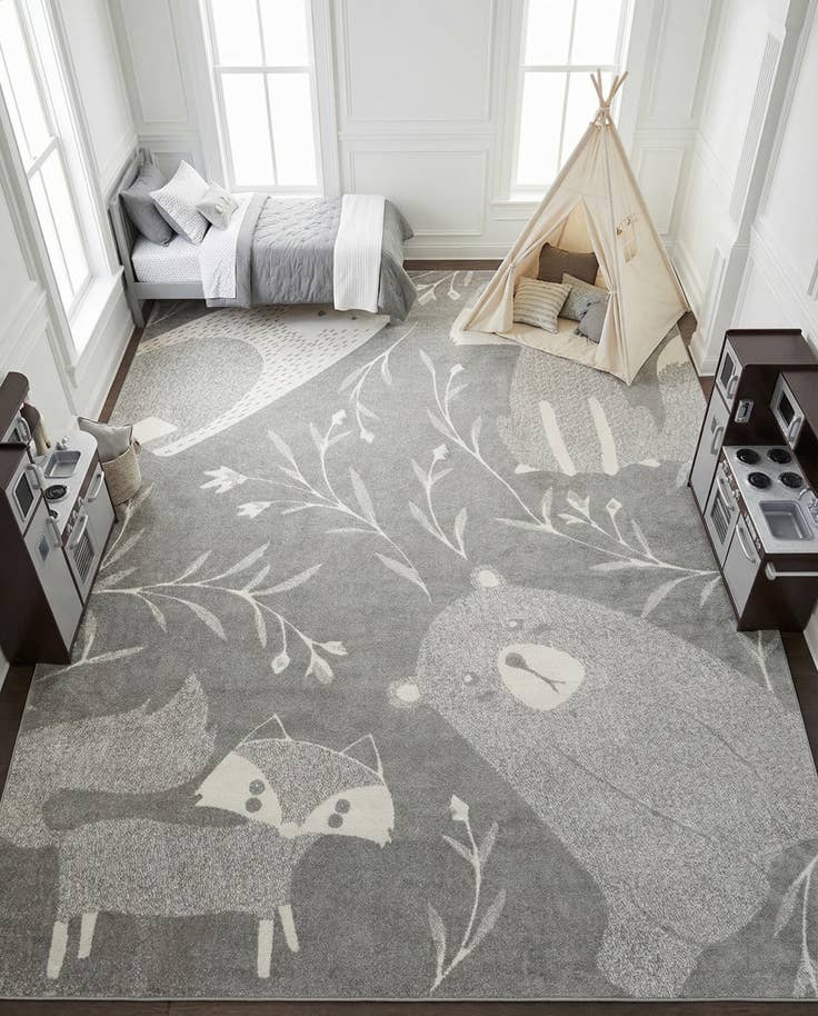Detail image of 10' x 13' Whimsy Kids Rug