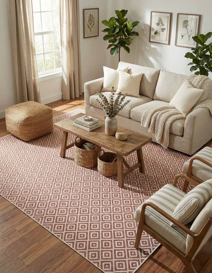 Detail image of 7' 10 x 10' Easy-Clean Jill Zarin Costa Rica Indoor / Outdoor Rug