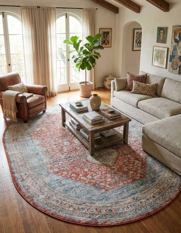 Detail image of 7' 10 x 10' 2 Newport Oval Rug