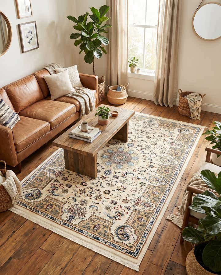 5' x 8' Nain Design Rug