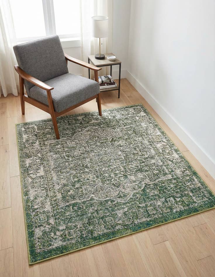 Detail image of 4' x 4' Isabella Square Rug