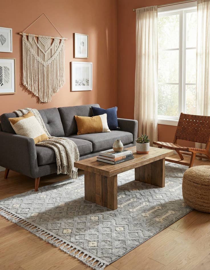 Detail image of 5' 3 x 8' Arlo Rug