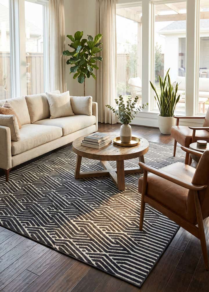 8' x 10' Easy-Clean Sabrina Soto Hudson Indoor / Outdoor Rug