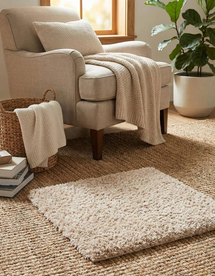 Detail image of 1' 4 x 1' 4 Marilyn Monroe&trade; Shag Sample Rug