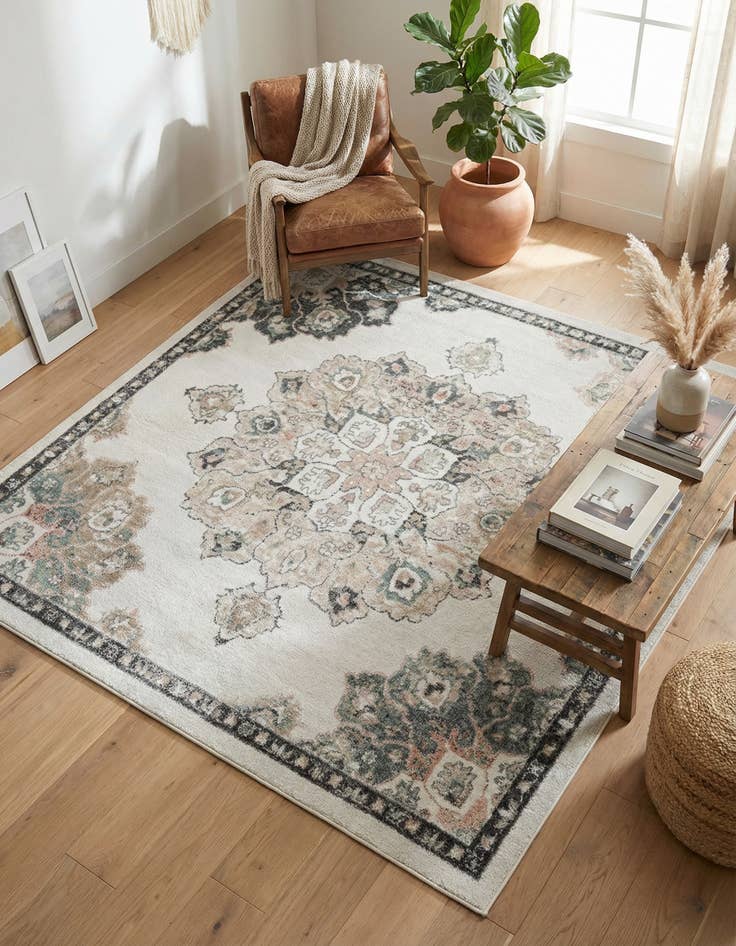 Detail image of 7' 10 x 7' 10 Parker Square Rug