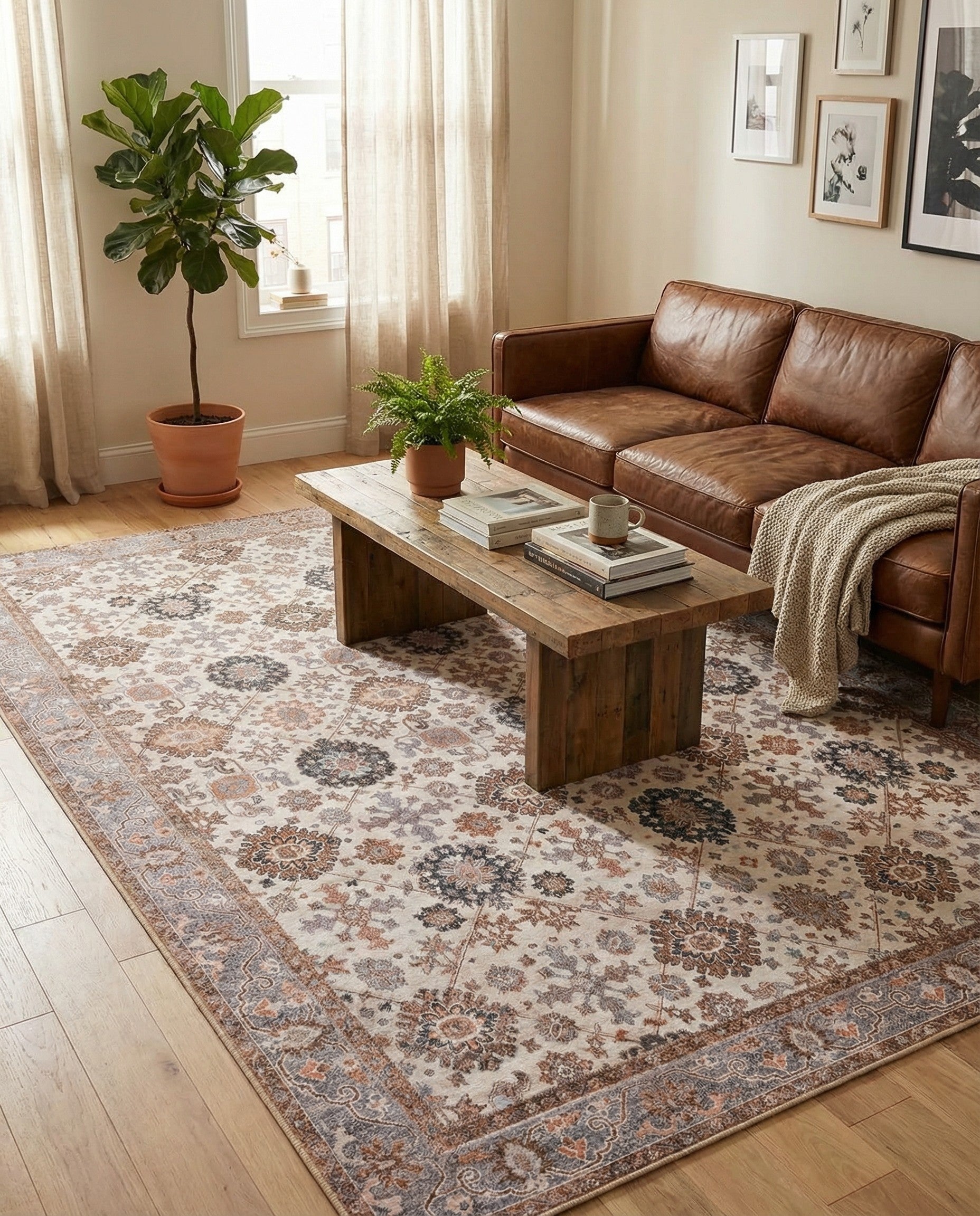 8' 4 x 12' Washable Timeless Rug