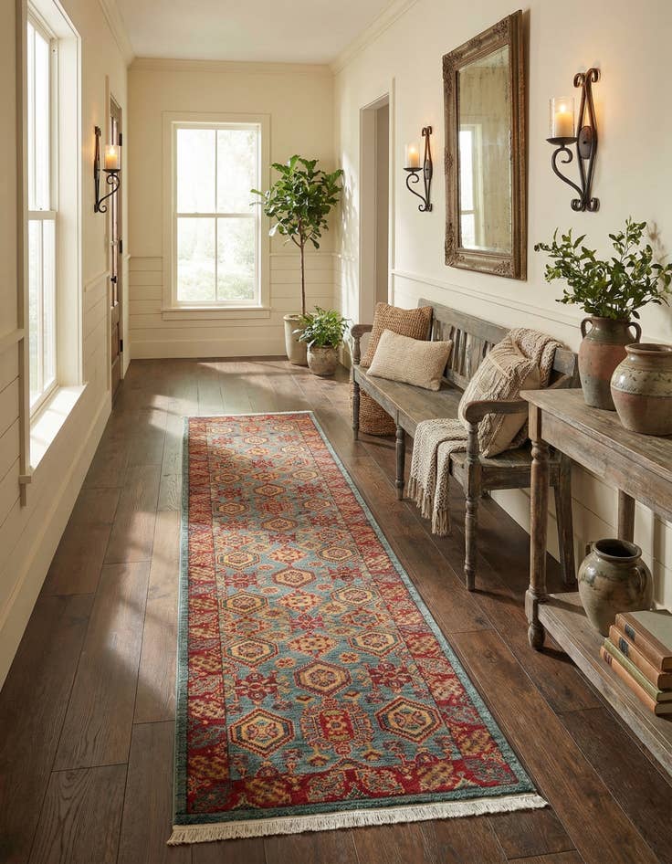 Detail image of 2' 7 x 13' Sara Runner Rug