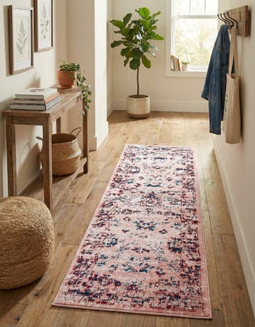 Pink Charleston Runner Rug