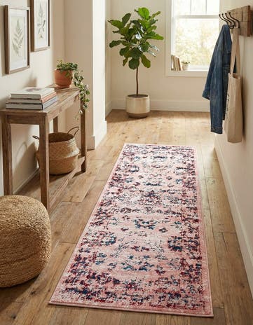 Pink Charleston Runner Rug
