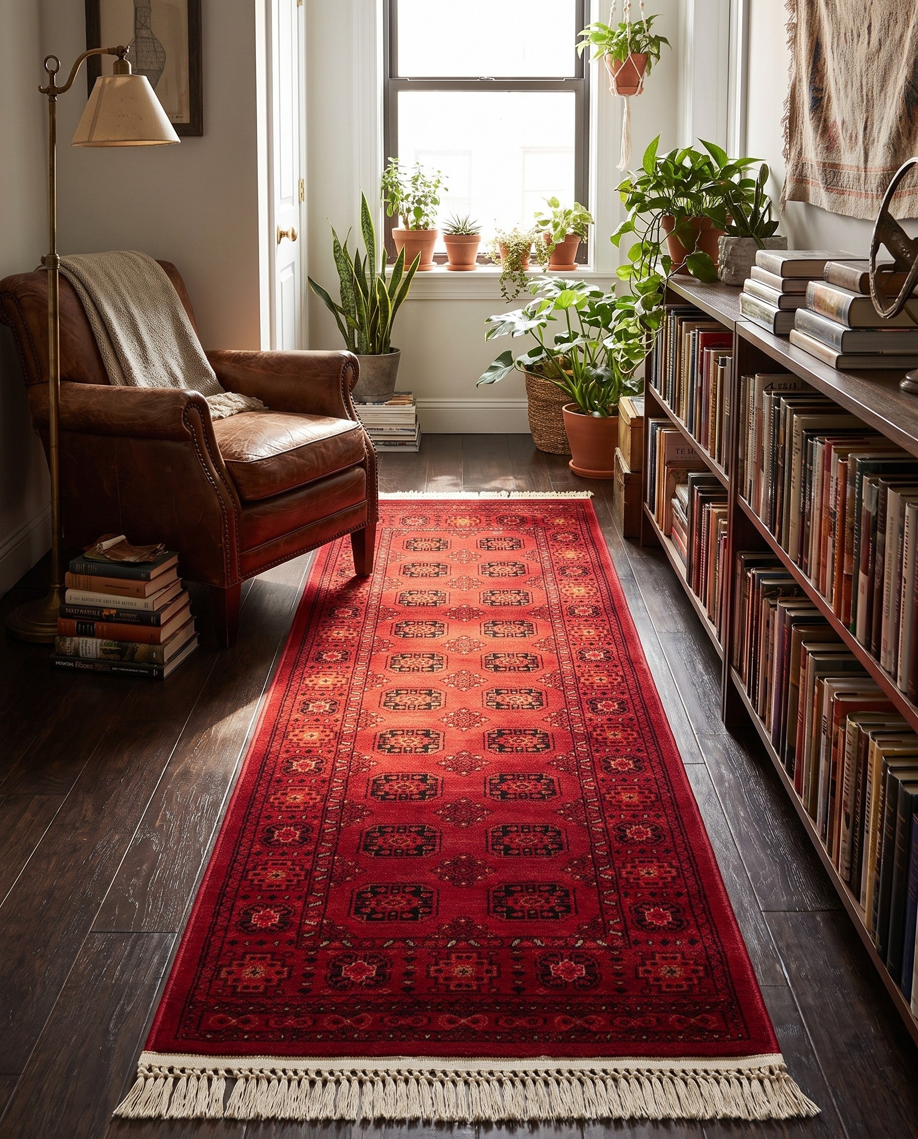 2' x 6' 1 Bokhara Runner Rug