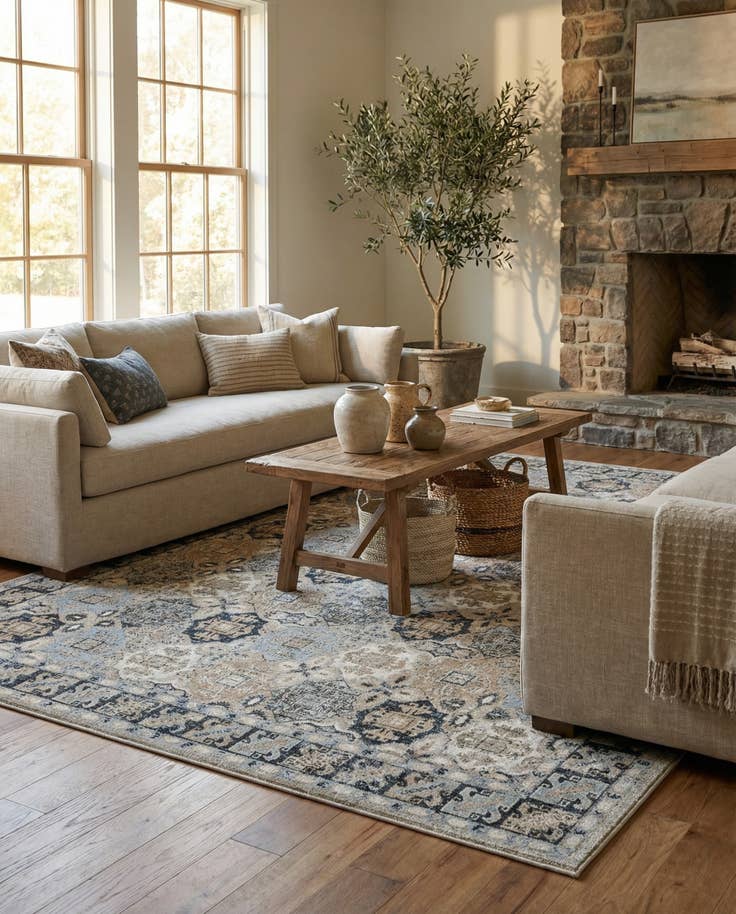 Detail image of 10' x 14' Kamala Washable Rug