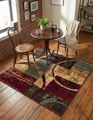 4' x 4' Cafe Square Rug