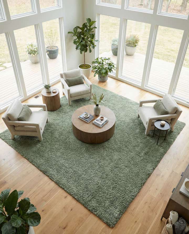 10' x 10' Zermatt Shag Square Rug