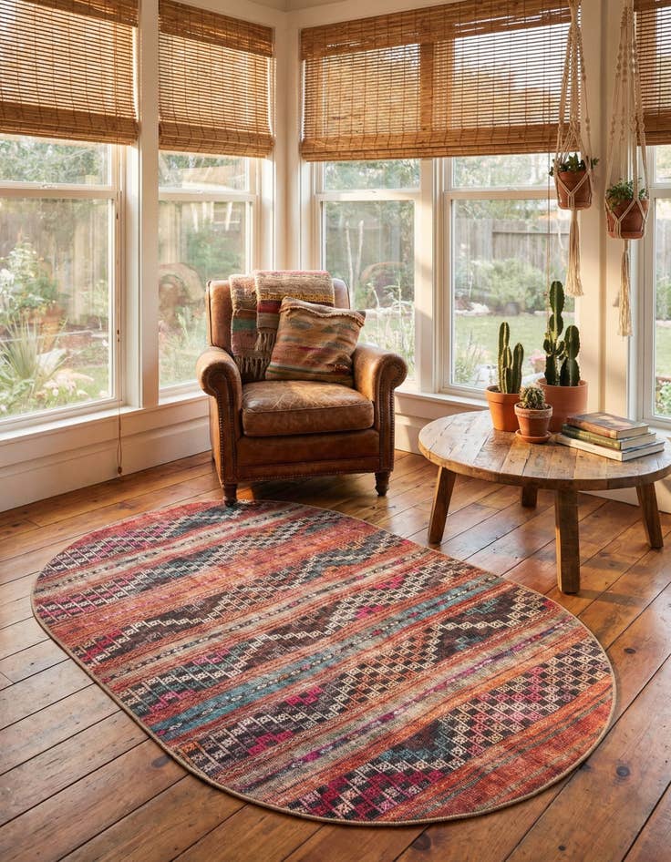 Detail image of 5' x 8' Timeless Oval Rug