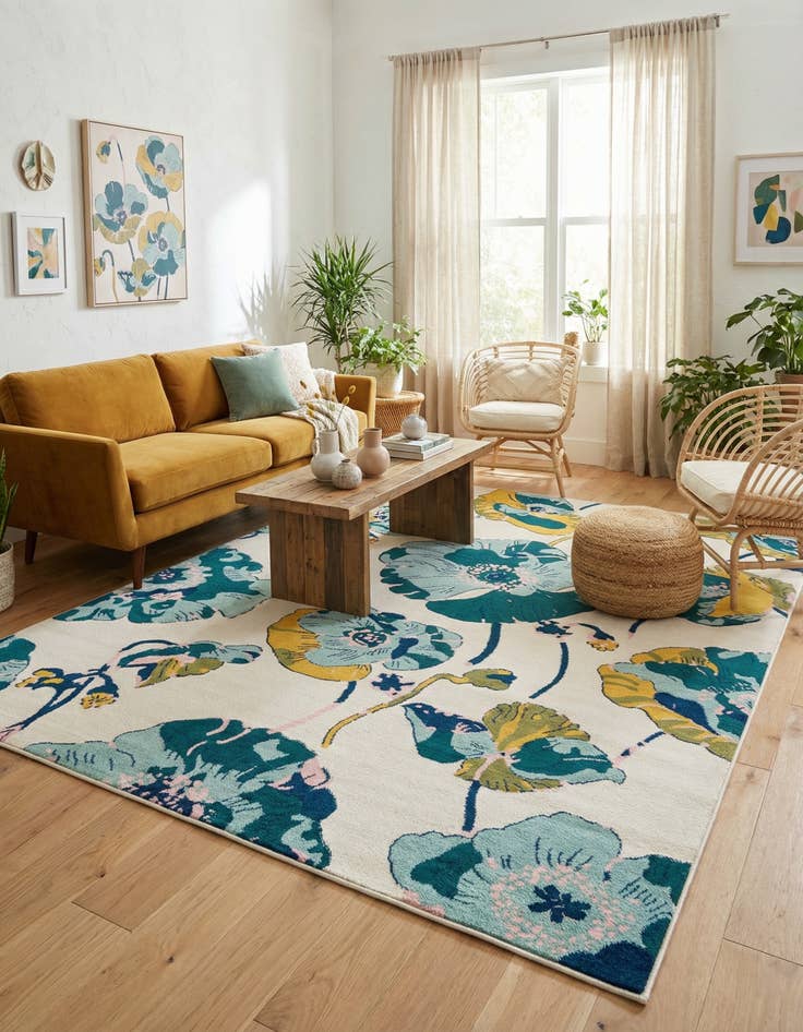 Detail image of 9' x 12' Bloom Rug