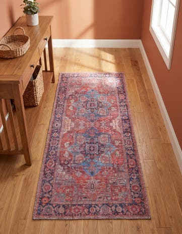 2' x 4' Washable Maahru Runner Rug
