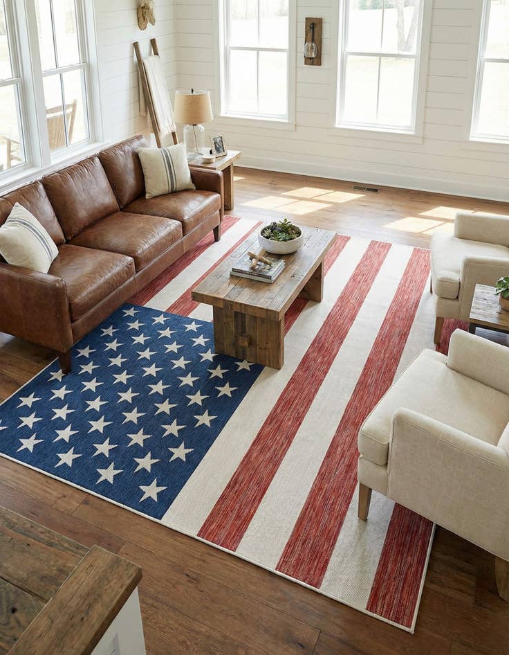 Detail image of 7' 10 x 10' Washable Jill Zarin Indoor / Outdoor Rug