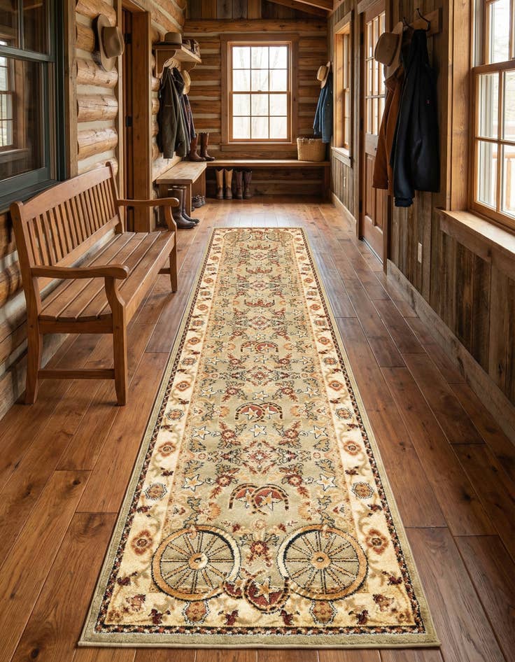 Detail image of 3' x 12' Pioneer Runner Rug