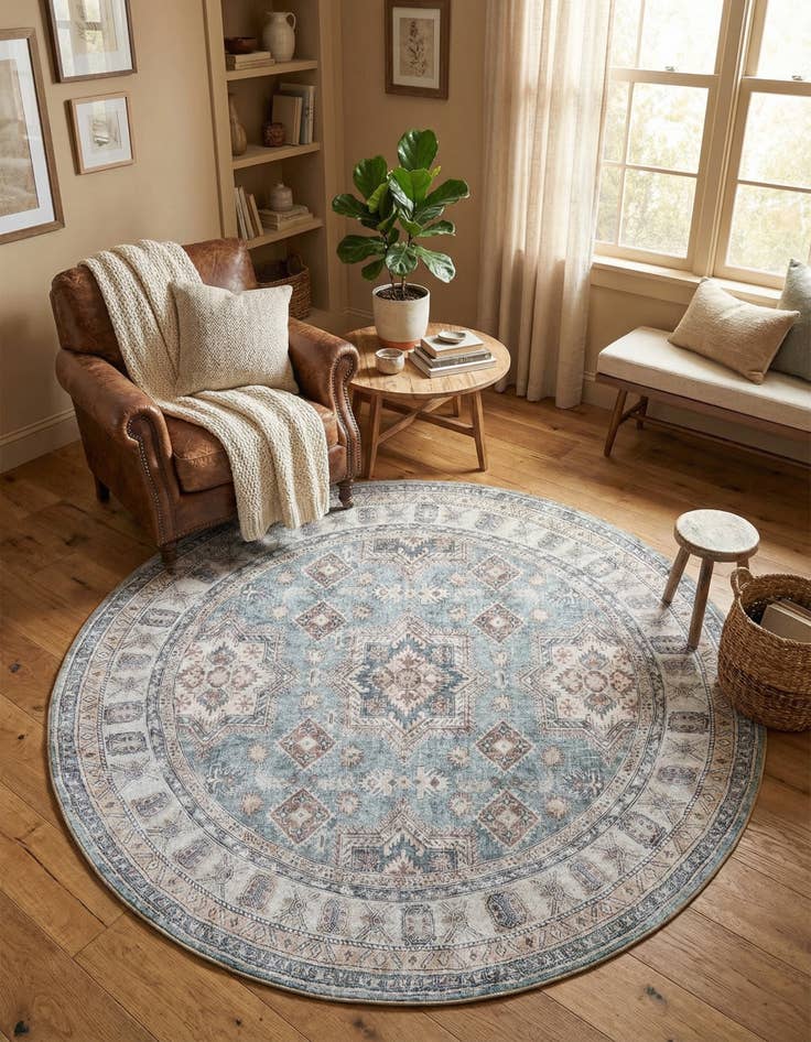 Detail image of  7' 10 x 7' 10 Timeless Round Rug