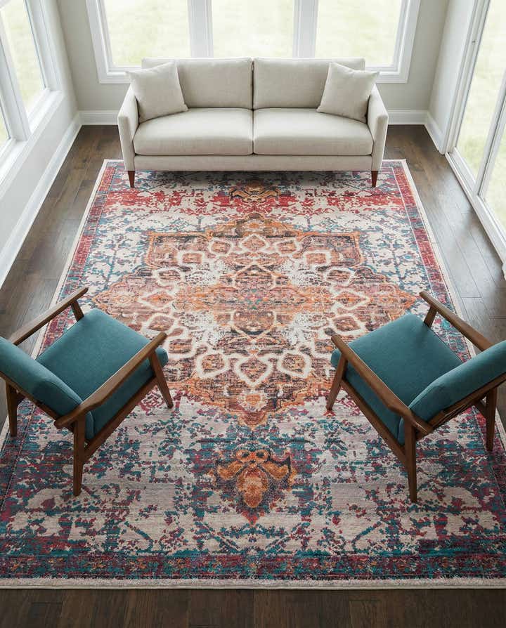 7' 10 x 11' Washable Renaissance Rug