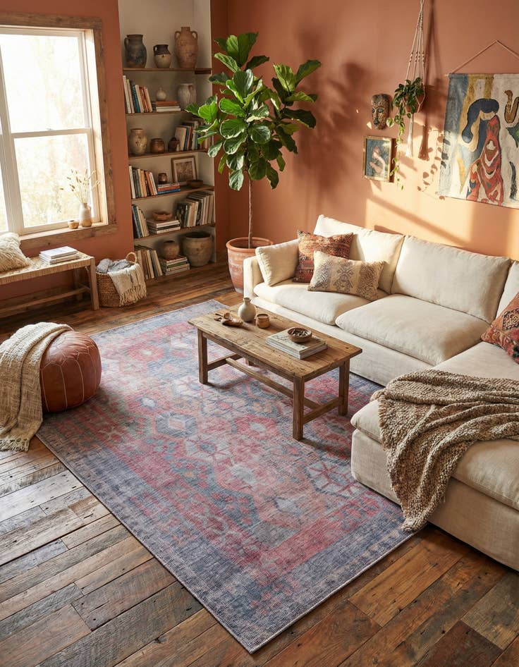 Detail image of 7' 3 x 10' Washable Sisu Rug