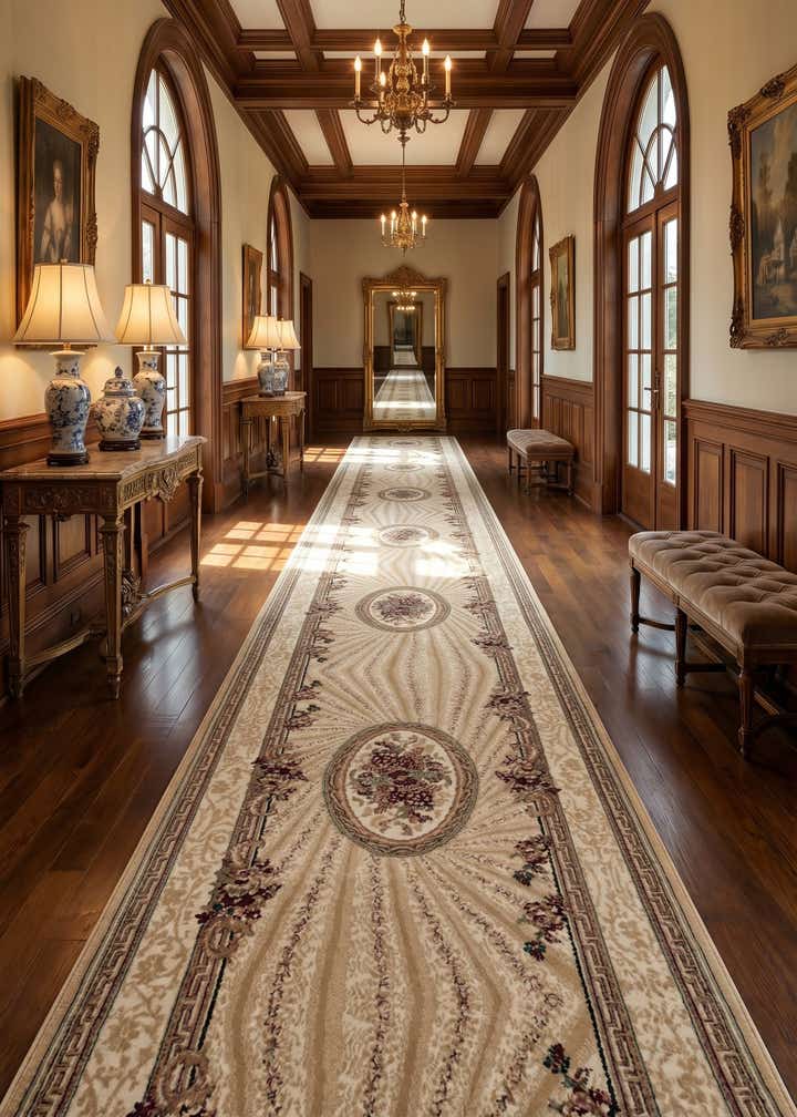 2' 7 x 100' Tabriz Design Runner Rug