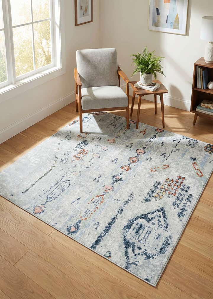 5' 3 x 5' 3 Kamala Washable Square Rug