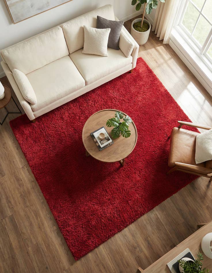 Detail image of 8' x 8' Zermatt Shag Square Rug