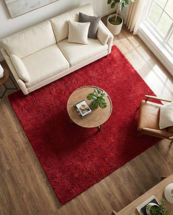 Detail image of 8' x 8' Zermatt Shag Square Rug