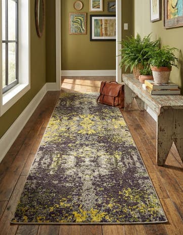 2' 2 x 6' 7 Washable Hyacinth Runner Rug