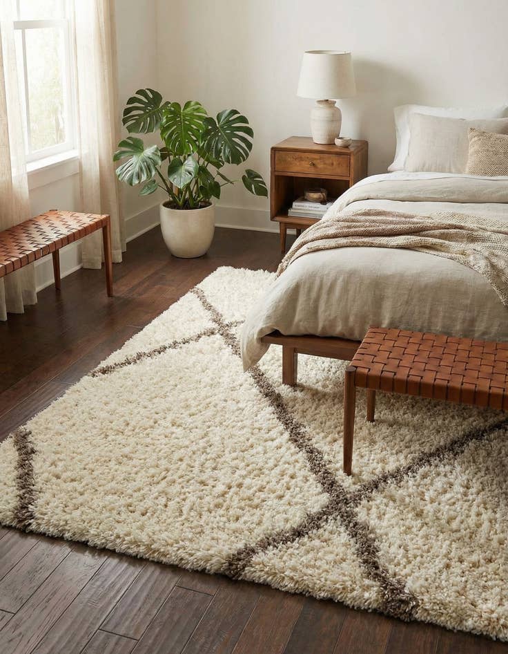 Detail image of 5' x 8' Infinity Shag Rug