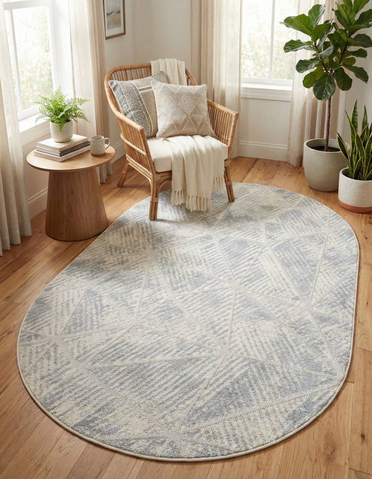 Detail image of 5' 3 x 8' Arlo Oval Rug
