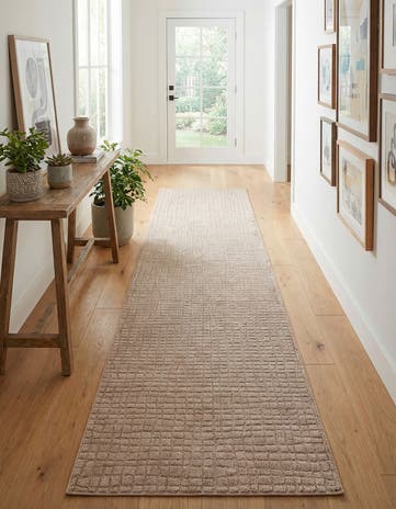 2' 7 x 12' Textura Designer Runner Rug