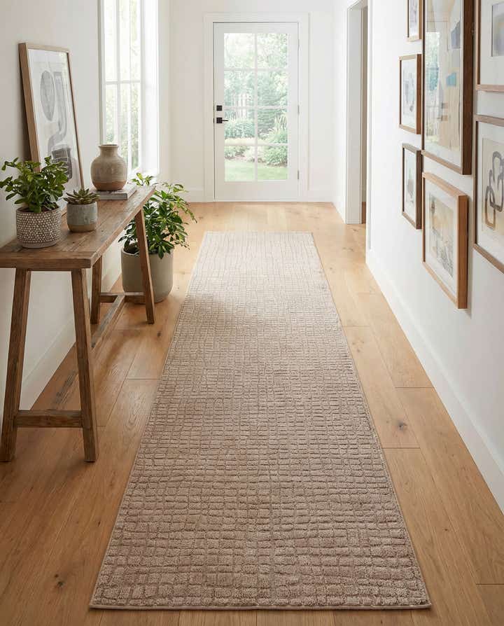 2' 7 x 12' Textura Designer Runner Rug