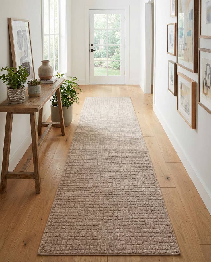 Detail image of 2' 7 x 12' Textura Designer Runner Rug