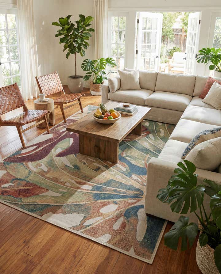 10' x 13' Easy-Clean Baja Indoor / Outdoor Rug