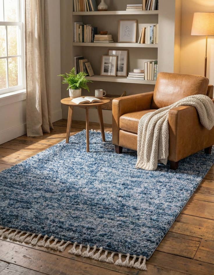 Detail image of 5' x 8' Athena Shag Rug