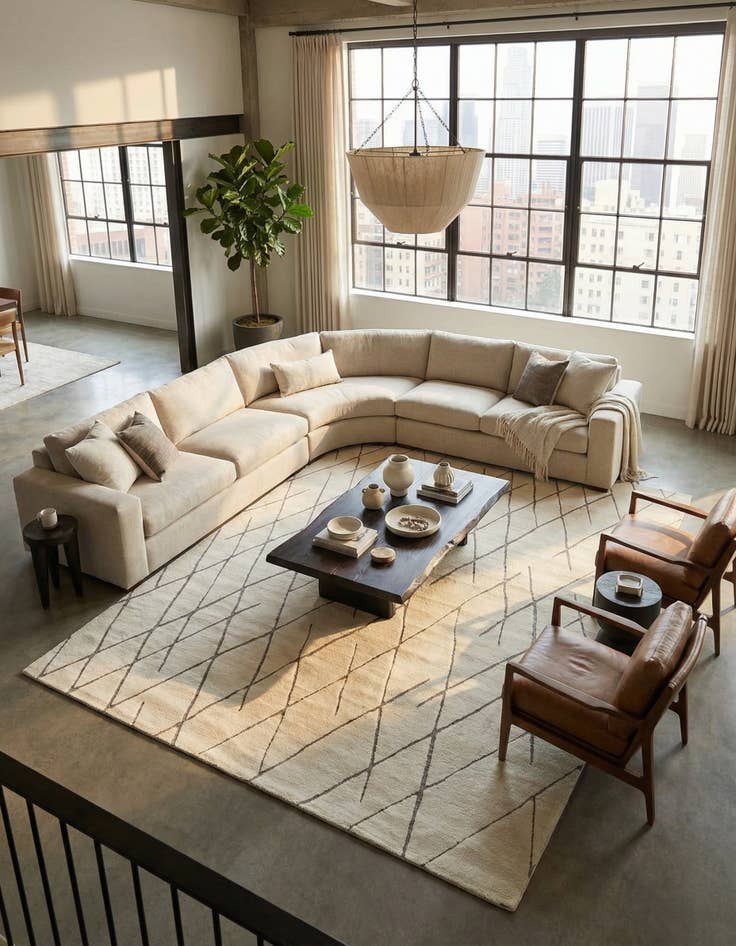 Detail image of 12' x 16' 1 Atlas Moroccan Wool Rug