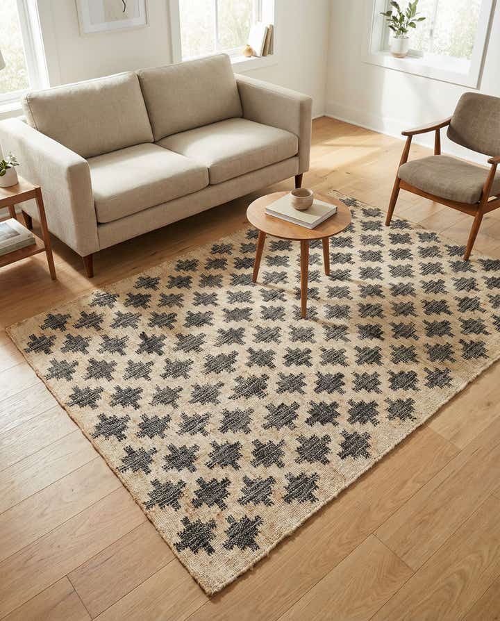 4' 2 x 5' 7 Hand Woven Kala Handwoven Jute Rug