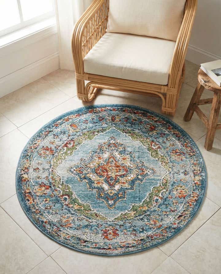 3' 3 x 3' 3 Isabella Round Rug