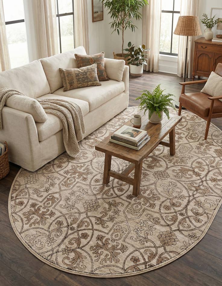 Detail image of 7' x 10' Nepal Oval Rug