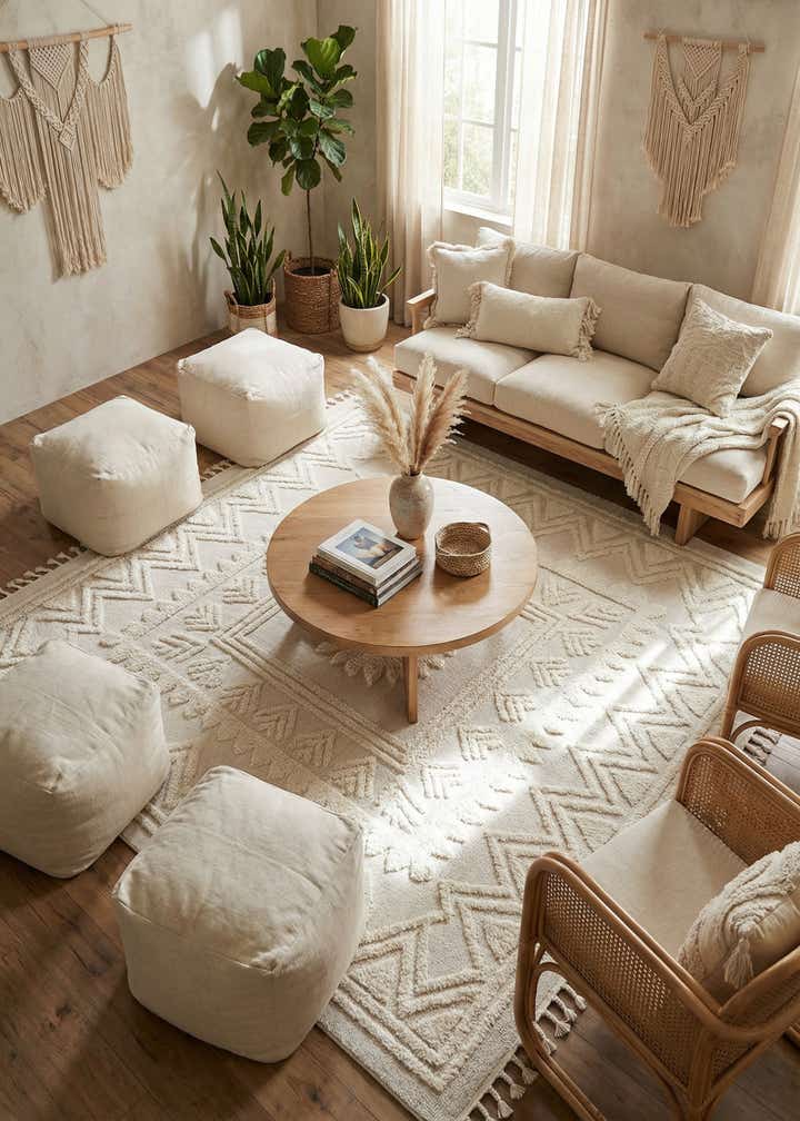 10' x 10' Boho Square Rug