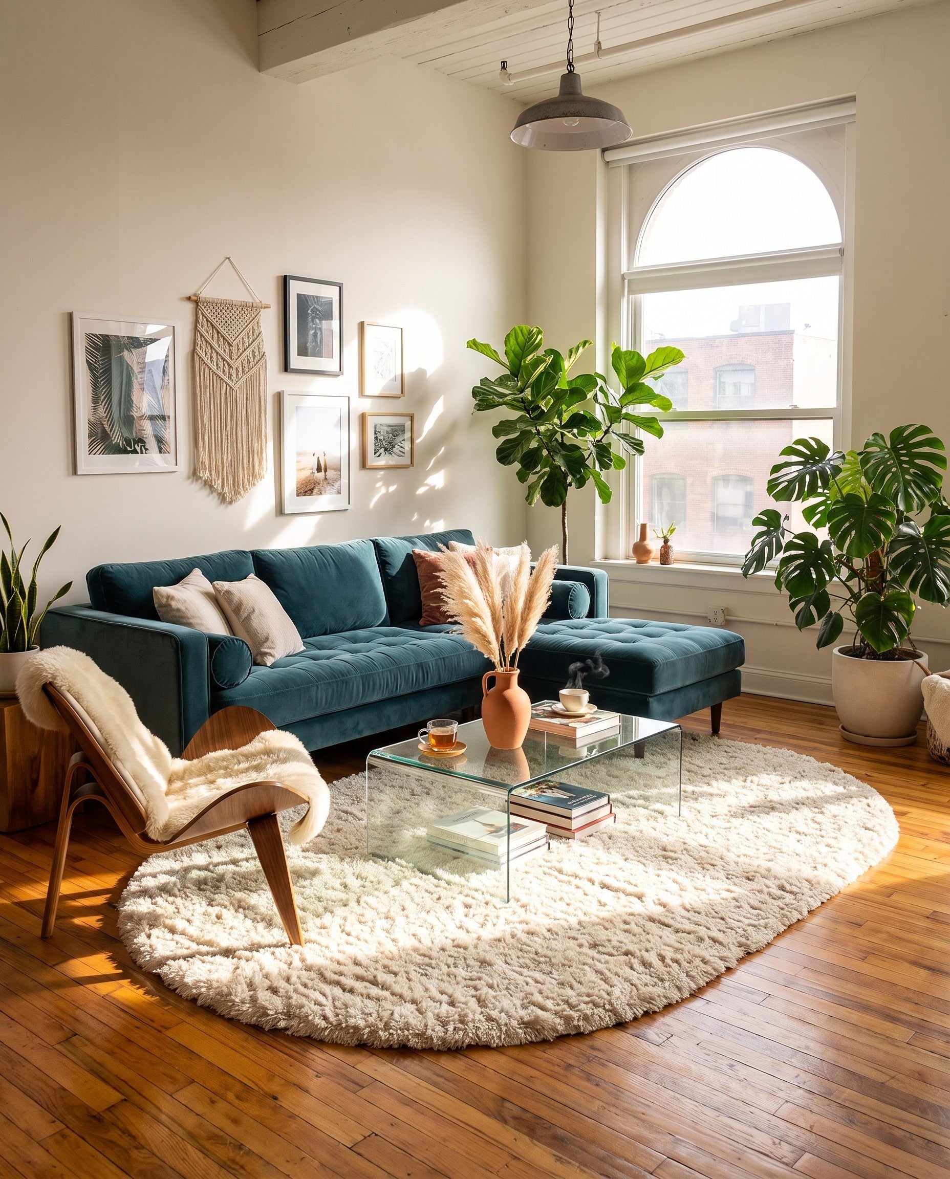 5' x 8' Infinity Shag Oval Rug
