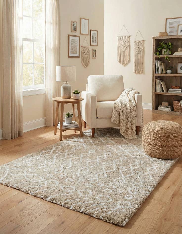 Detail image of 5' x 8' Marrakesh Shag Rug